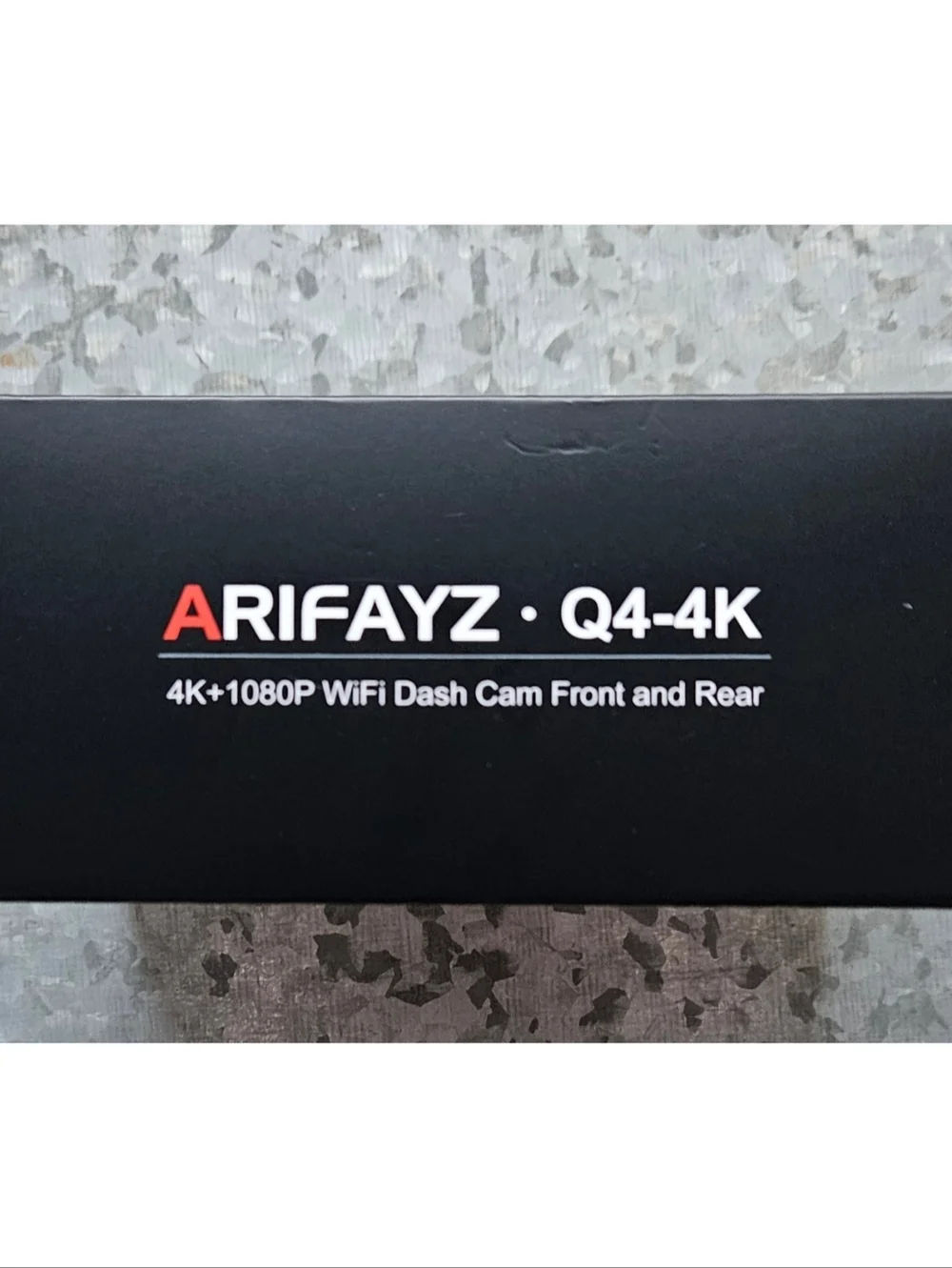 ARIFAYZ Dash Cam Front and Rear 4K+1080P
